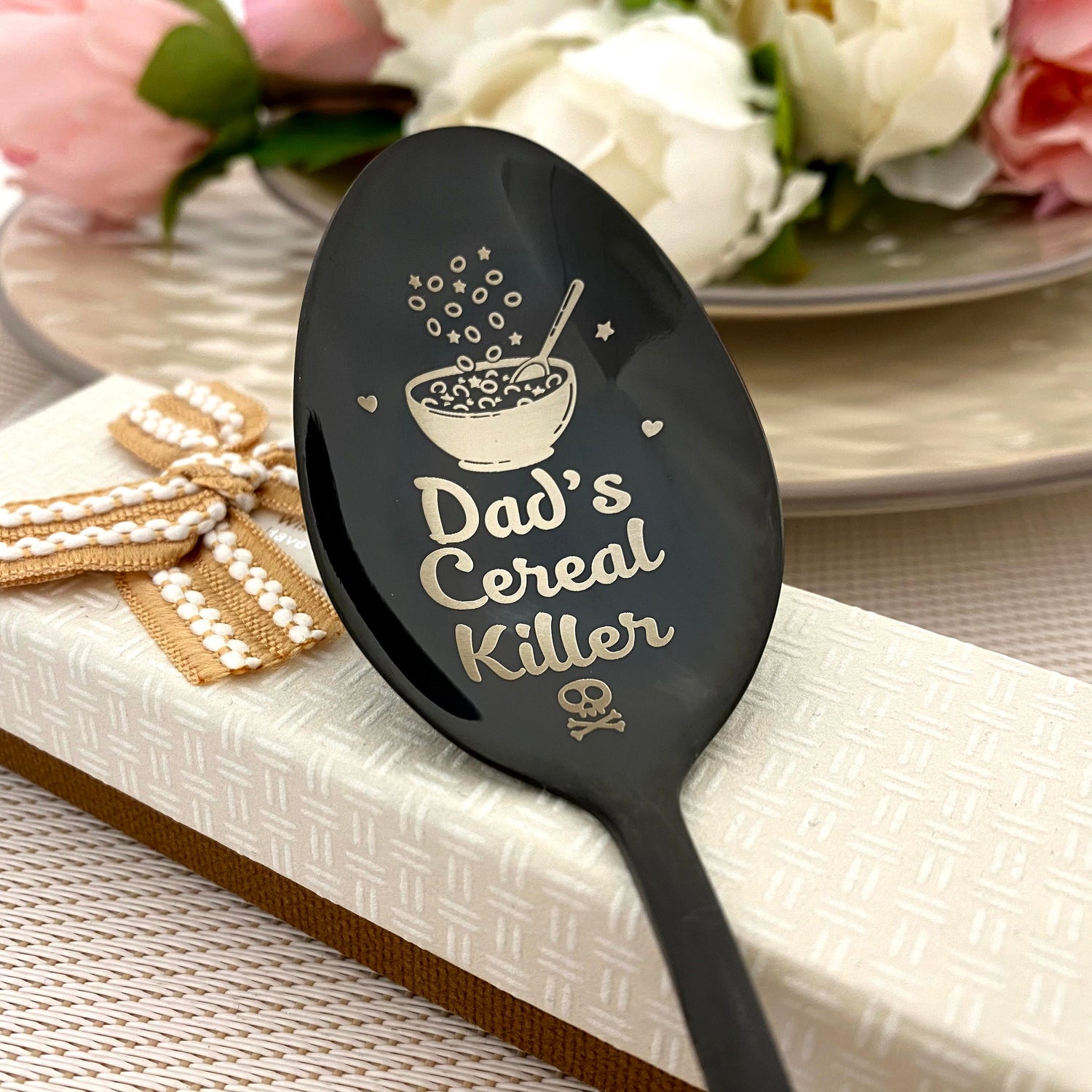 Fathers Day Gift, Gift for Dad, Cereal Killer Spoon, Ice Cream Shovel, Funny Dad Gift, Stepdad Gift, First Fathers Day