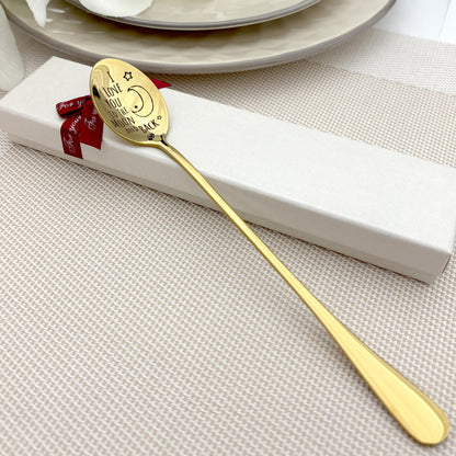 To the Moon and Back spoon - Valentin's day surprise