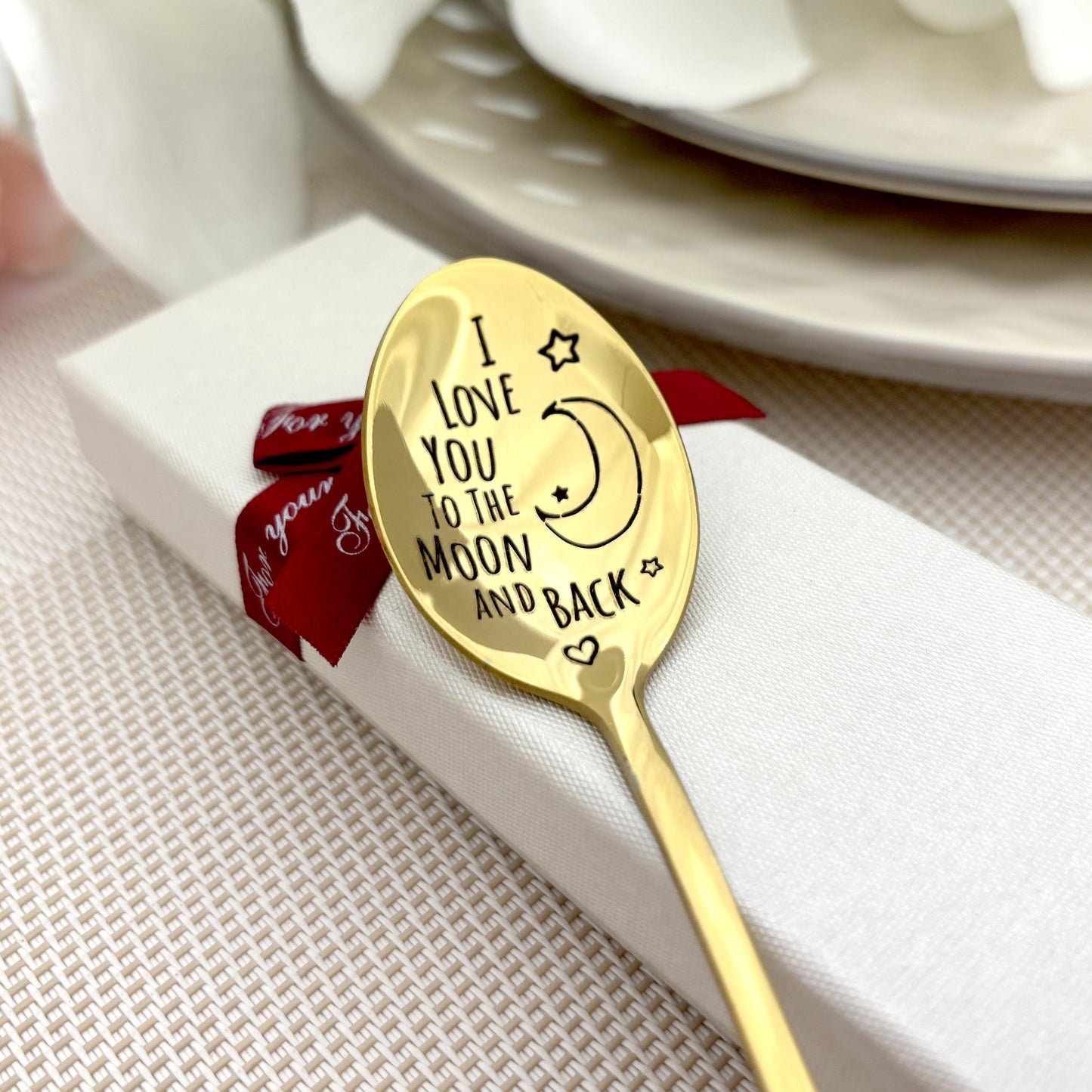 To the Moon and Back spoon - Valentin's day surprise
