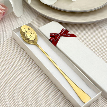 To the Moon and Back spoon - Valentin's day surprise