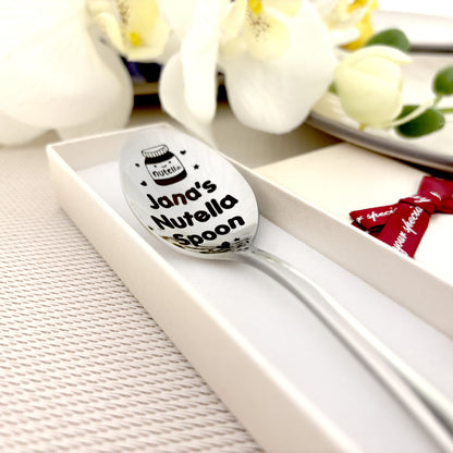 Personalized Nutella spoon