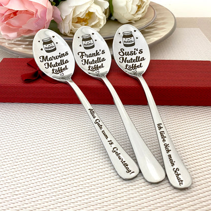 Personalized Nutella spoon