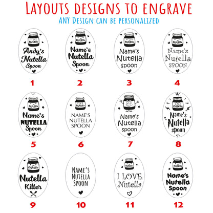 Elegant Nutella lover gift spoon For Kids