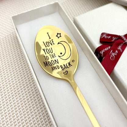 To the Moon and Back spoon - Valentin's day surprise