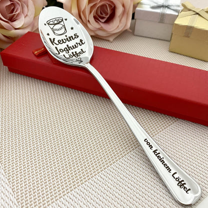 Yoghurt spoon with name - Personalized gift for dessert lovers