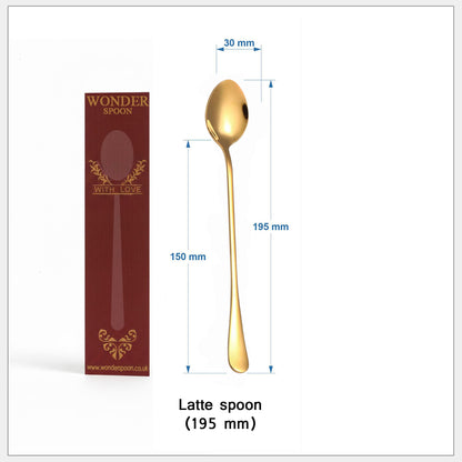 Long handle spoon with custom text